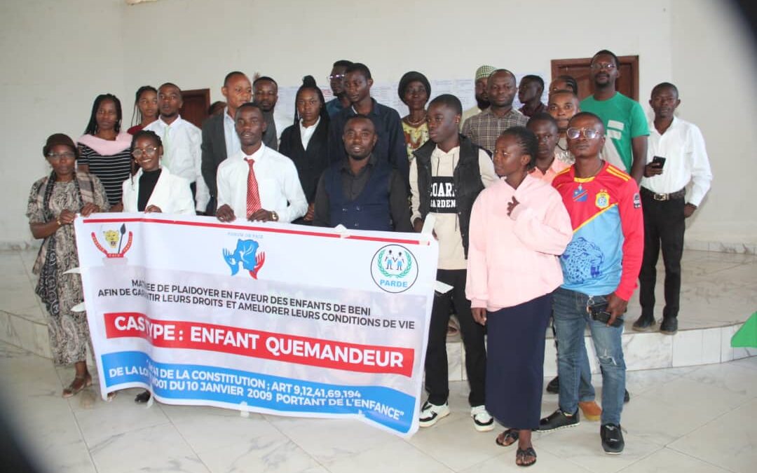 Une matinée de plaidoyer pour les enfants déplacés en ville de Beni