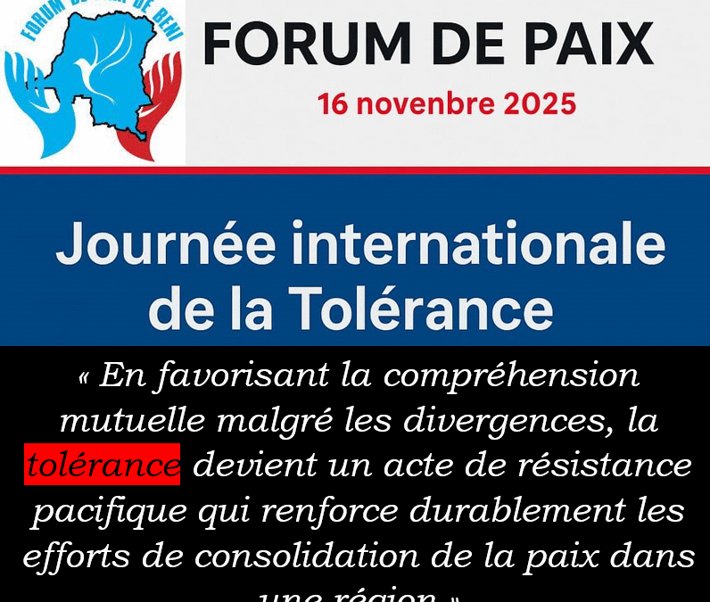 Beni : La tolérance, un fondement encore sous-estimé